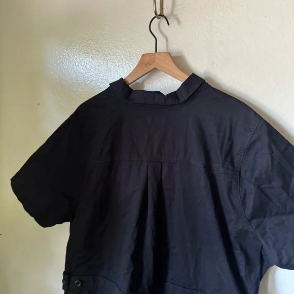 Torrid | 8 Inch Light Weight Twill Jumper Utility Romper - Picture 7 of 7